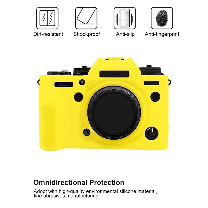 PULUZ Soft Silicone Protective Case for Fujifilm X-T4(Black)