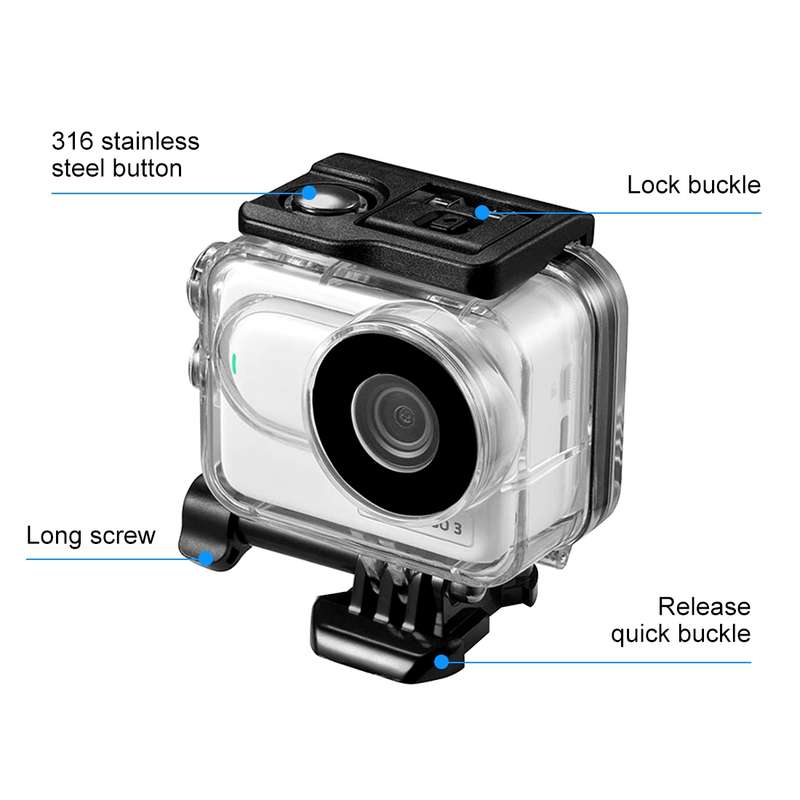 PULUZ Bending Action Camera Motorcycle Helmet Chin Mount (Black)