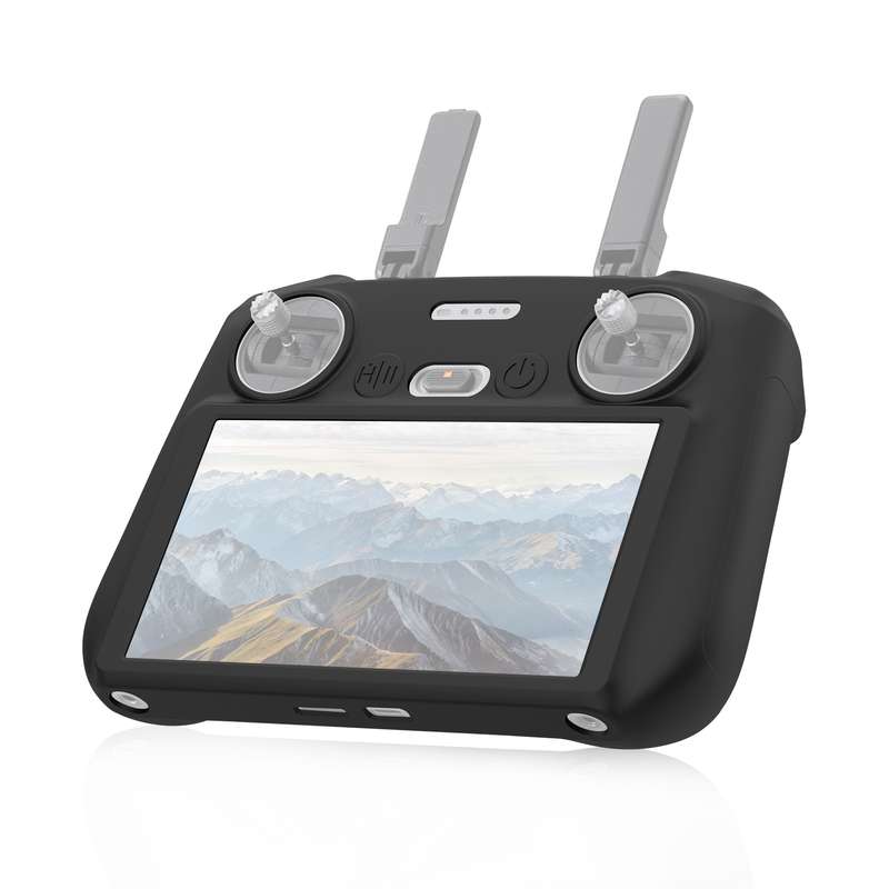 For DJI Mini 4 Pro / Air 3 Remote Control / DJI RC 2 with Screen PULUZ Silicone Protective Case (Gre