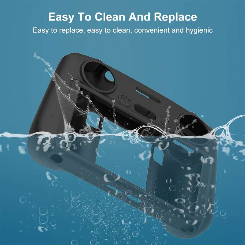 For DJI Mini 4 Pro / Air 3 Remote Control / DJI RC 2 with Screen PULUZ Silicone Protective Case (Gre