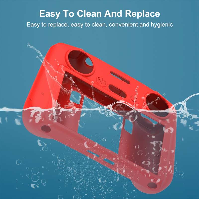 For DJI Mini 4 Pro / Air 3 Remote Control / DJI RC 2 with Screen PULUZ Silicone Protective Case (Gre