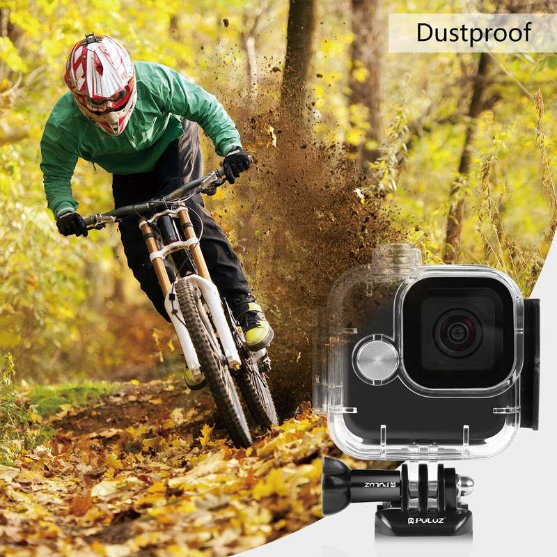 For GoPro Hero11 Black Mini PULUZ 40m Waterproof Housing Protective Case with Buckle Basic Mount & S