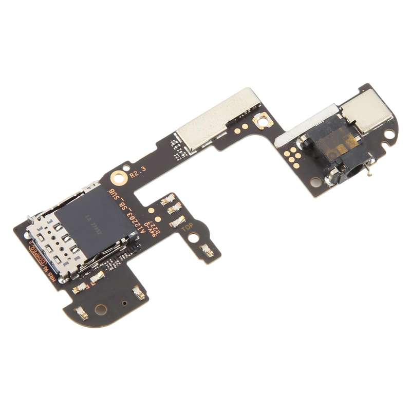 For Asus ROG Phone 6 / 6 Pro MediaTek Dimensity Version SIM Card Reader Board with Audio Jack