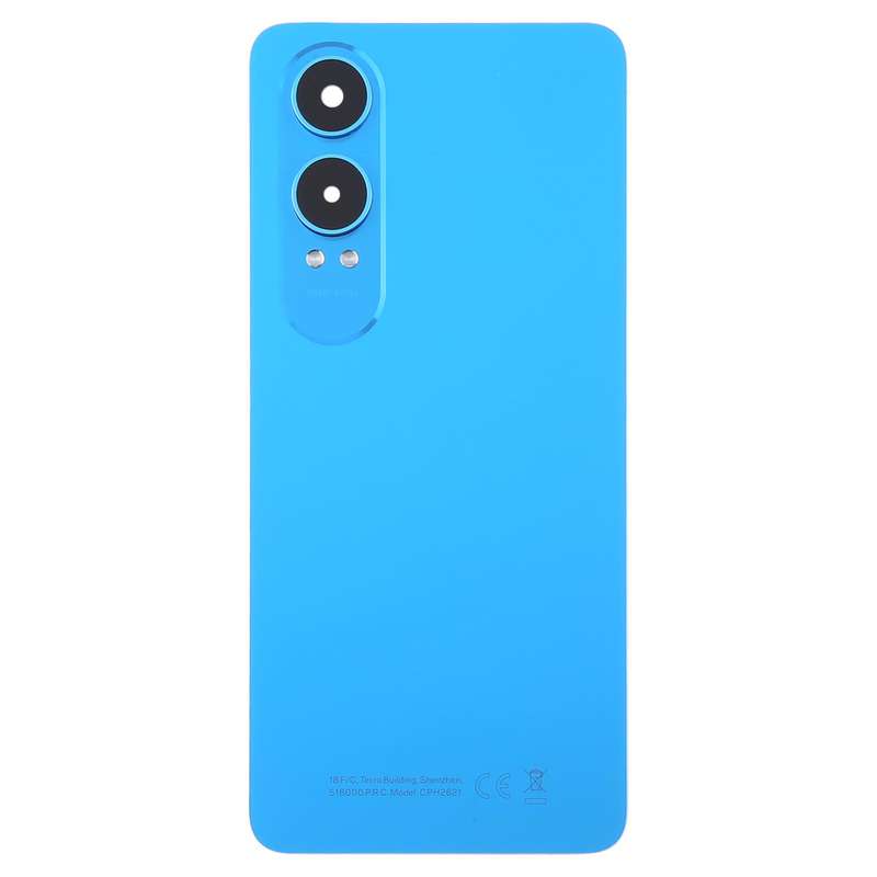 For OnePlus Nord CE4 Lite Plastic Back Cover with Camera Lens Cover(Orange)