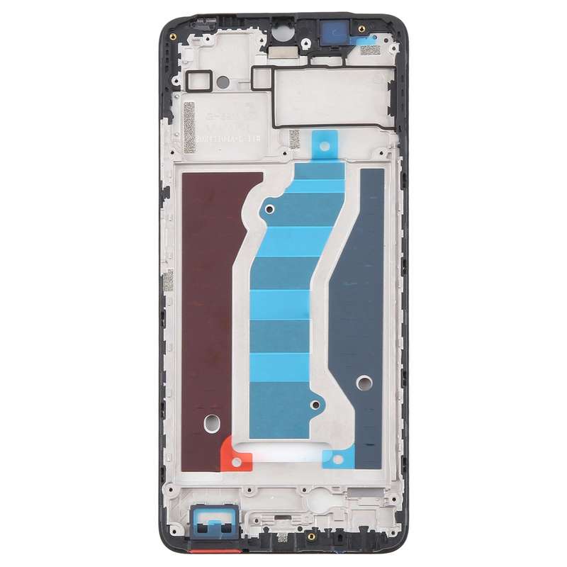 For ZTE Blade V70 Max Front Housing LCD Frame Bezel Plate (Black)