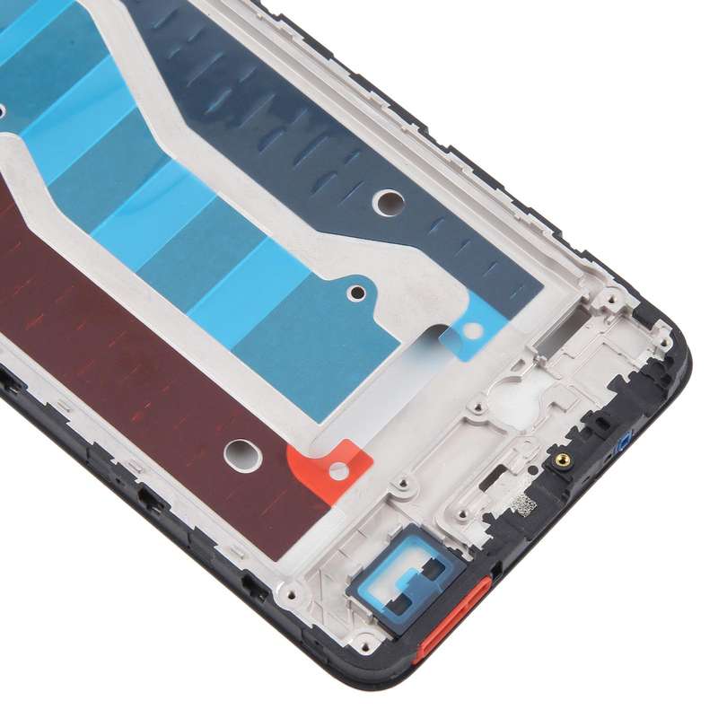 For ZTE Blade V70 Max Front Housing LCD Frame Bezel Plate (Black)