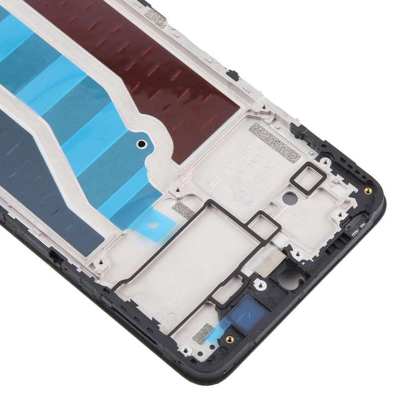 For ZTE Blade V70 Max Front Housing LCD Frame Bezel Plate (Black)