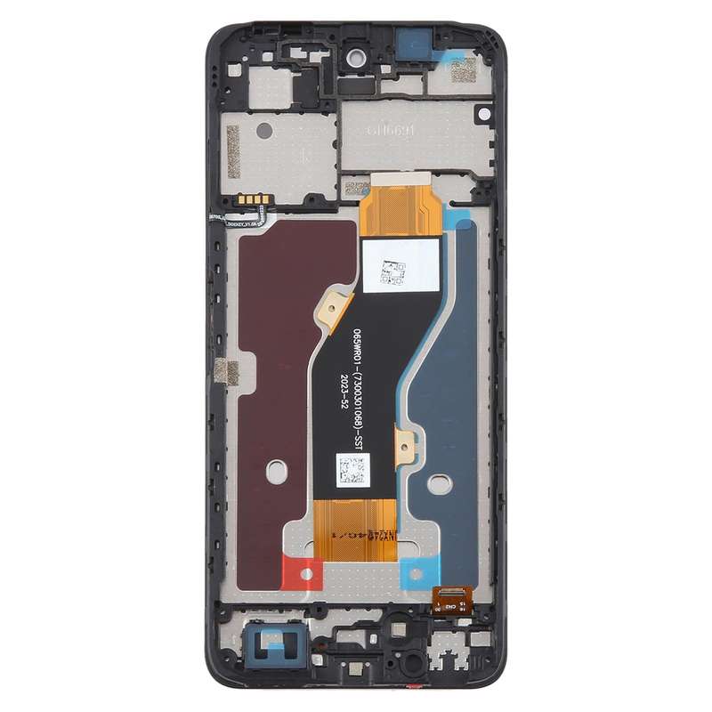 For ZTE Blade A75 4G / V60 Smart LCD Screen Digitizer Full Assembly with Frame (Black)
