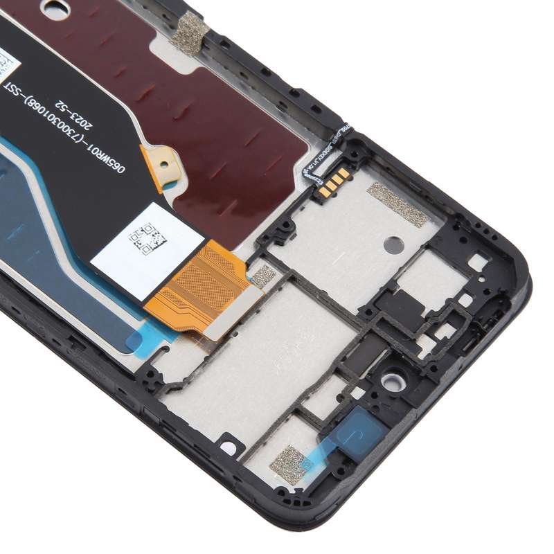 For ZTE Blade A75 4G / V60 Smart LCD Screen Digitizer Full Assembly with Frame (Black)