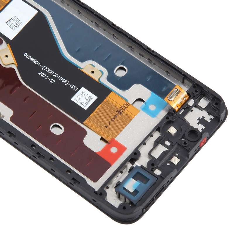 For ZTE Blade A75 4G / V60 Smart LCD Screen Digitizer Full Assembly with Frame (Black)