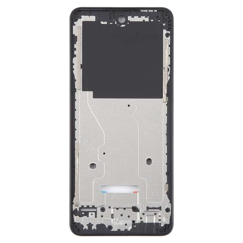 For ZTE Blade A75 4G / V60 Smart Front Housing LCD Frame Bezel Plate (Black)