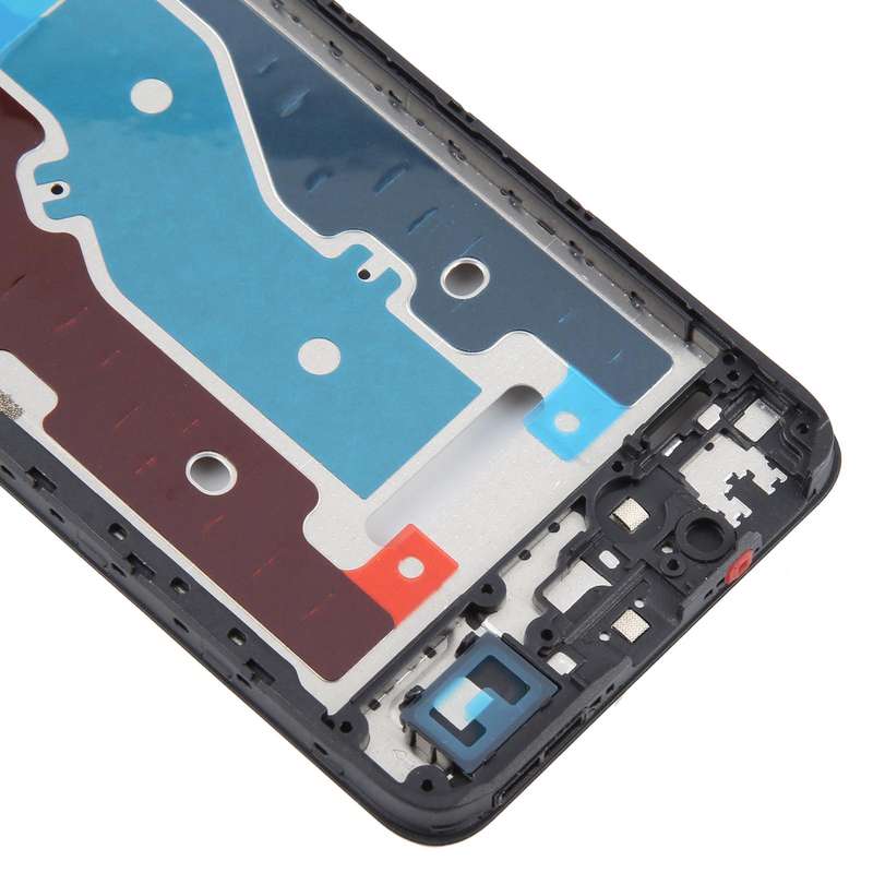 For ZTE Blade A75 4G / V60 Smart Front Housing LCD Frame Bezel Plate (Black)