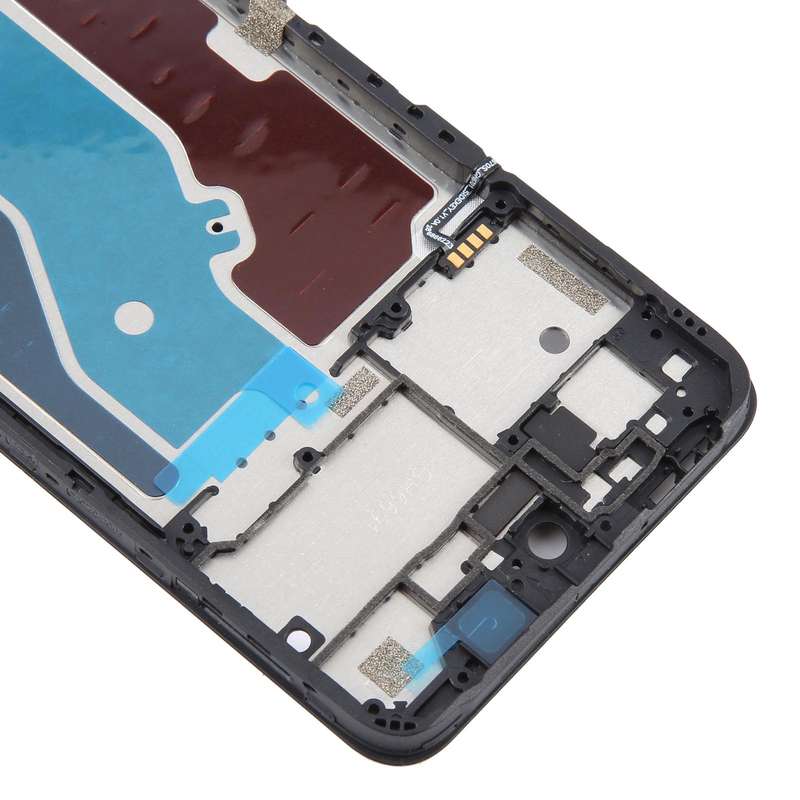 For ZTE Blade A75 4G / V60 Smart Front Housing LCD Frame Bezel Plate (Black)