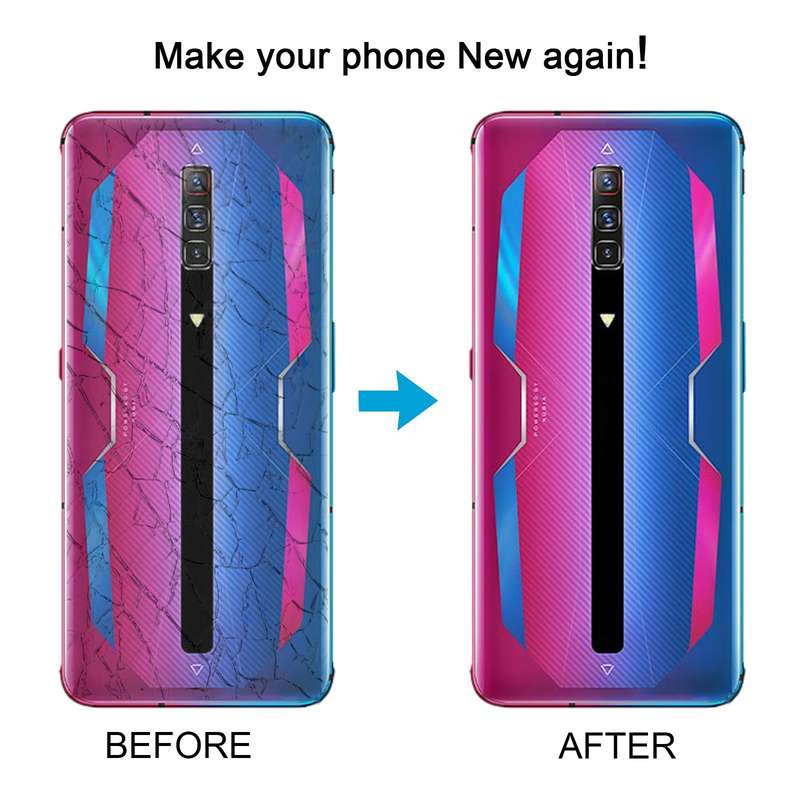 For ZTE nubia RedMagic 6 NX669J Glass Battery Back Cover(Aurora)