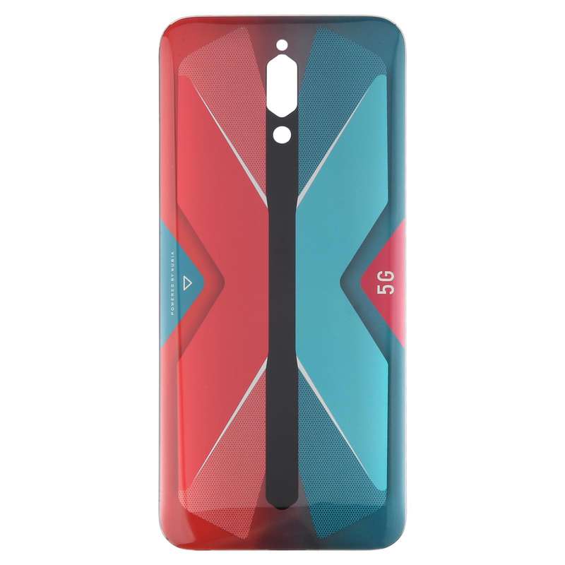For ZTE nubia RedMagic 5G NX669J Glass Battery Back Cover(Red)