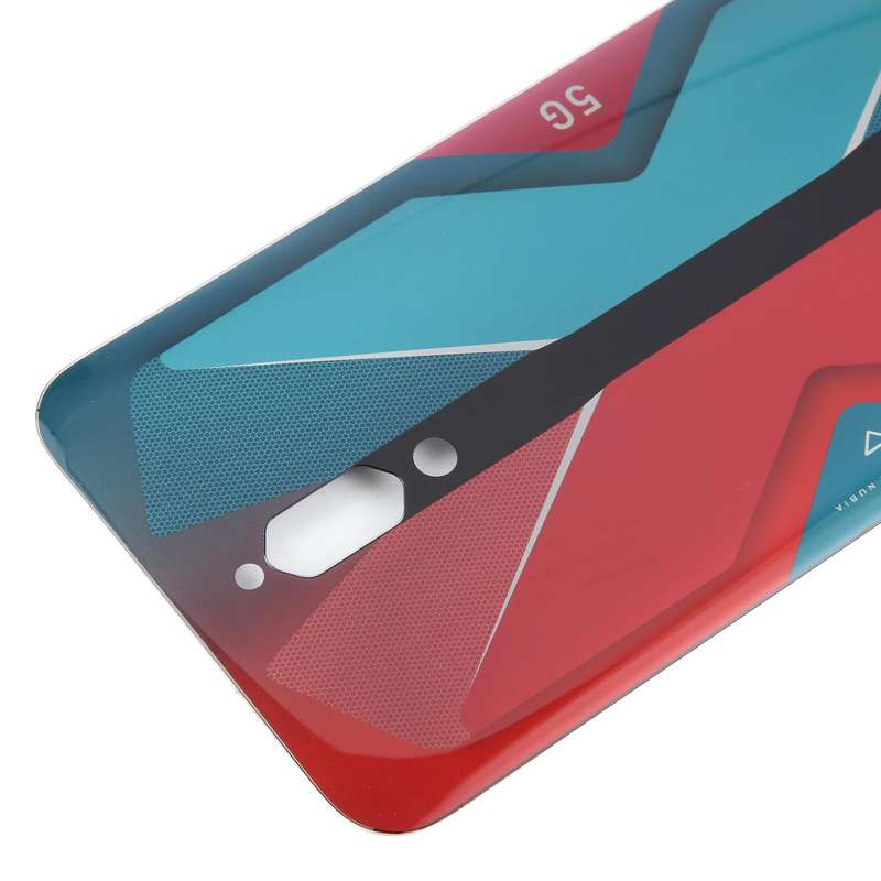 For ZTE nubia RedMagic 5G NX669J Glass Battery Back Cover(Red)