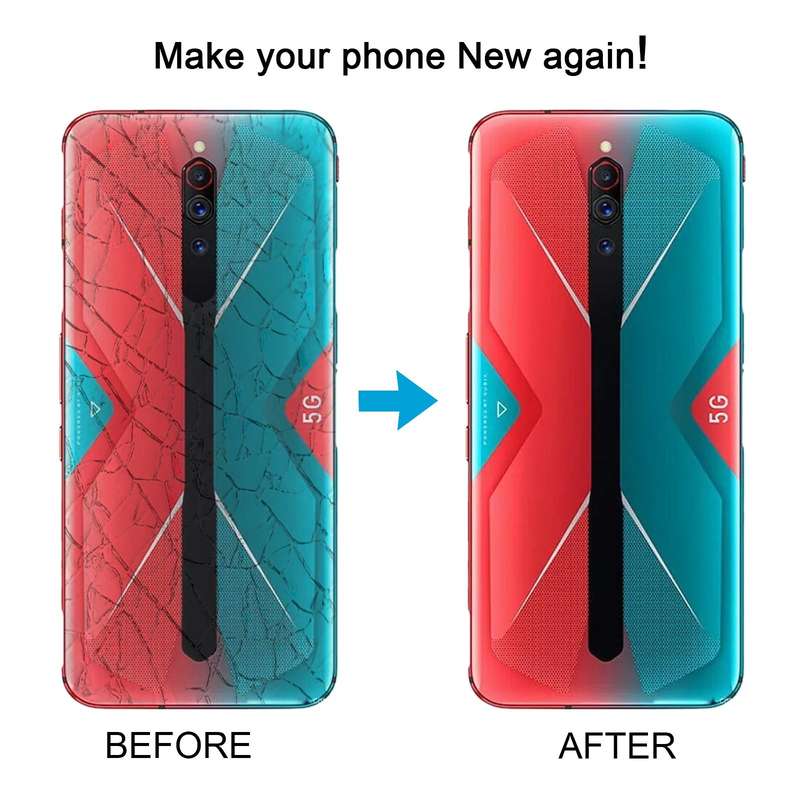For ZTE nubia RedMagic 5G NX669J Glass Battery Back Cover(Red)