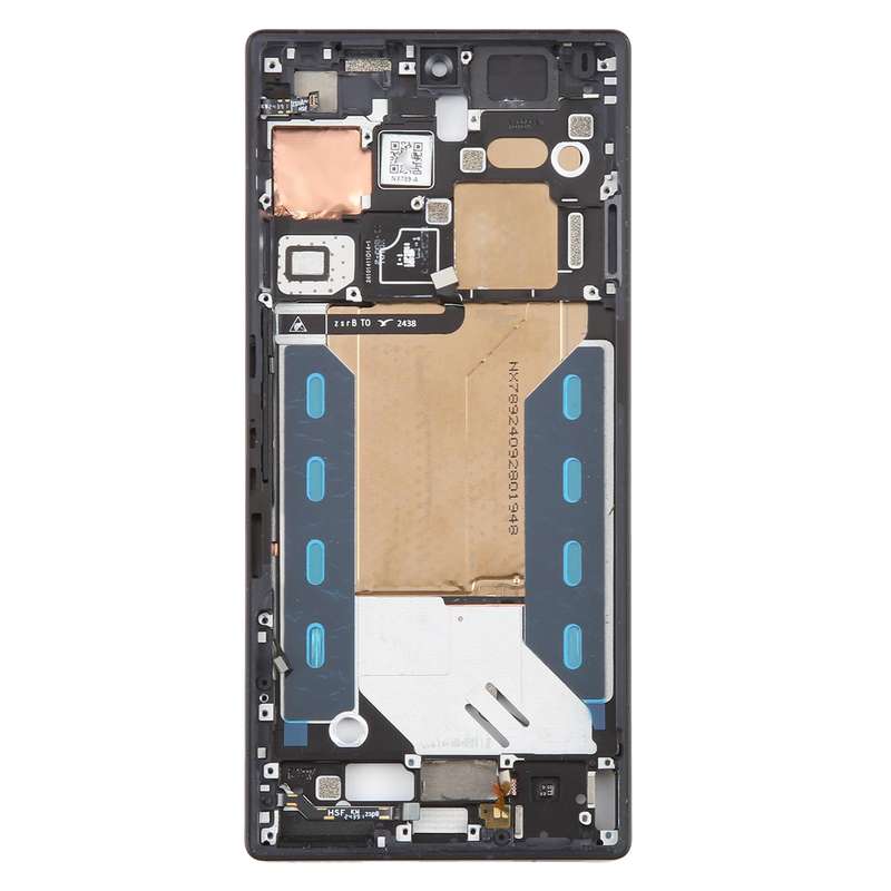 For ZTE nubia RedMagic 10 Pro Middle Frame Bezel Plate with In-Display Fingerprint Sensor Flex Cable