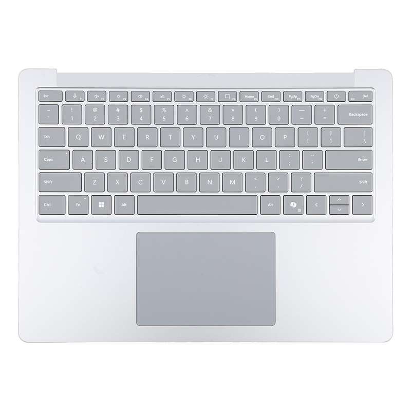 For Microsoft Surface Laptop 6 13.5 inch US Keyboard with C Shell / Touch Board (Silver)