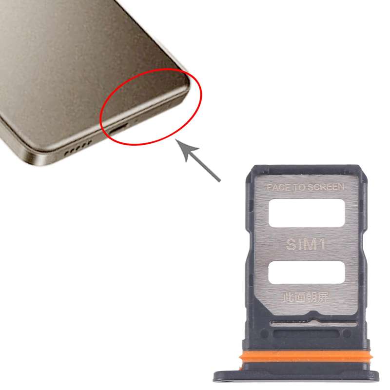 For Xiaomi Redmi Turbo 4 10pcs Original SIM Card Tray + SIM Card Tray (Silver)