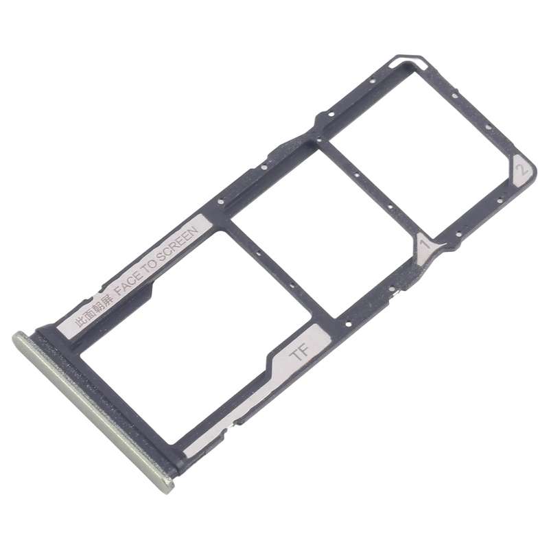 For Xiaomi Redmi 14R 5G 10pcs Original SIM Card Tray + SIM Card Tray + Micro SD Card Tray (Purple)