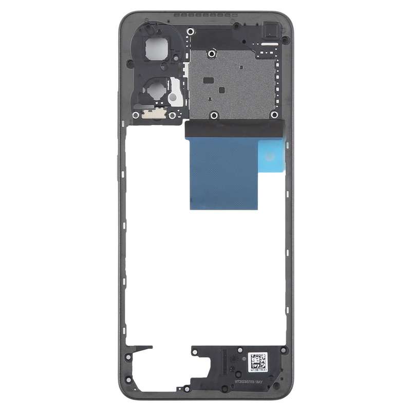 For OPPO A78 4G Original Middle Frame Bezel Plate (Black)