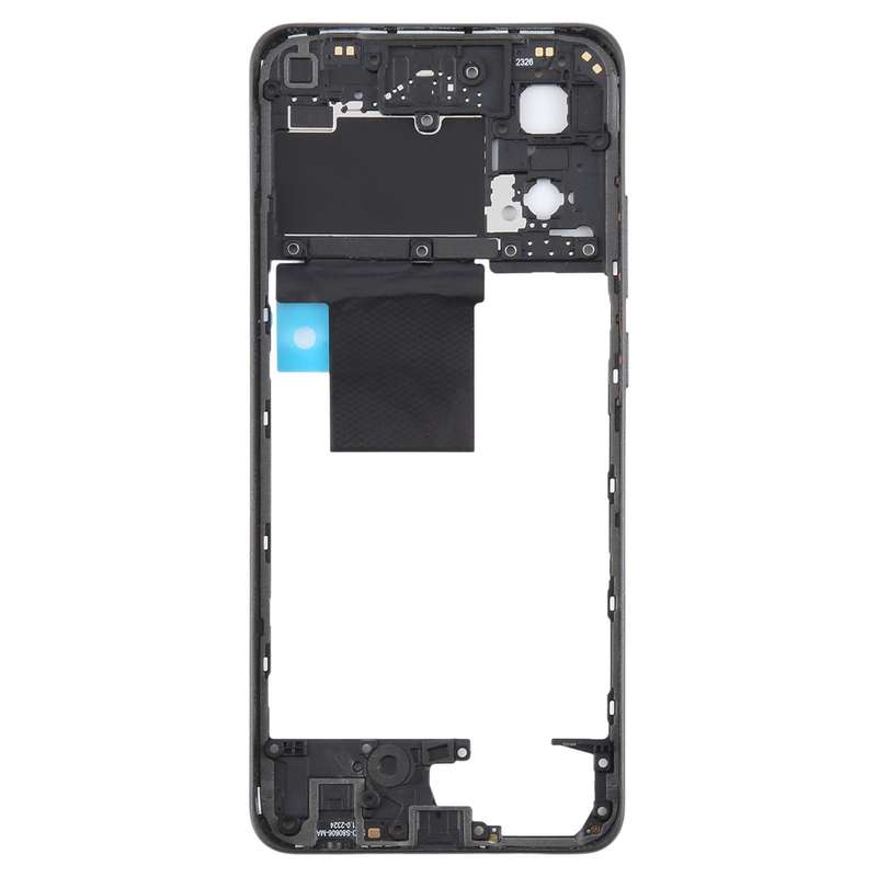 For OPPO A78 4G Original Middle Frame Bezel Plate (Black)