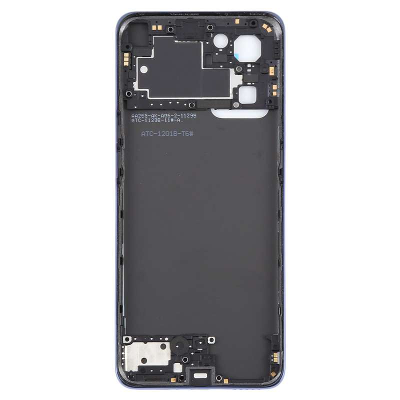 For OPPO Reno7 5G CPH2371 Battery Back Cover with Middle Frame(Gold)