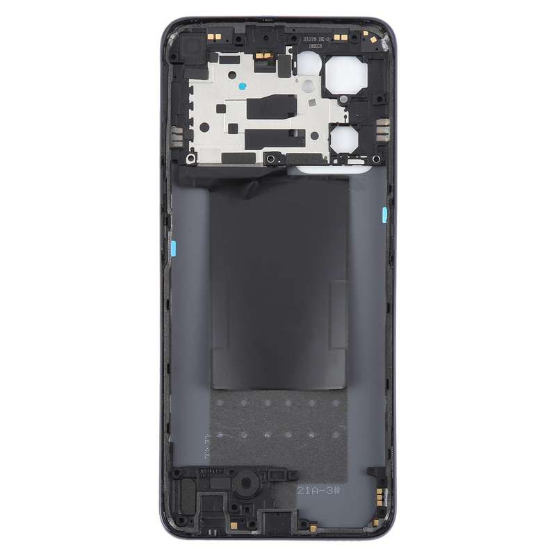 For OPPO Find X5 Lite Battery Back Cover with Middle Frame(Blue)