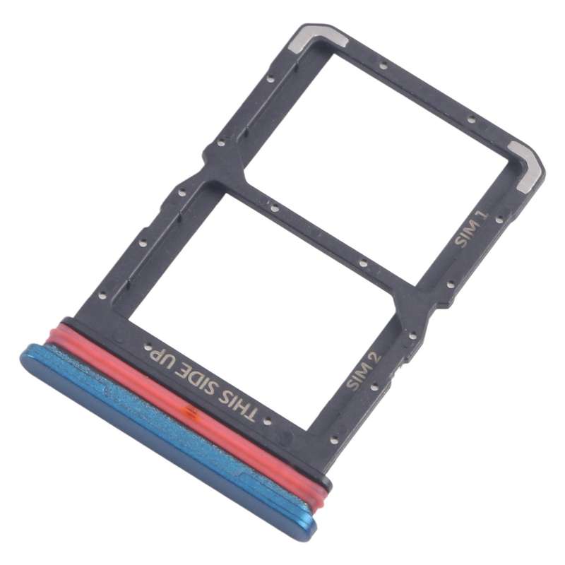 For Motorola Moto G71 5G XT2169-1 XT2169-2 10pcs Original SIM Card Tray + SIM Card Tray (Blue)