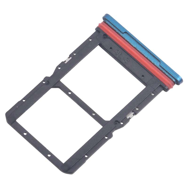 For Motorola Moto G71 5G XT2169-1 XT2169-2 10pcs Original SIM Card Tray + SIM Card Tray (Blue)