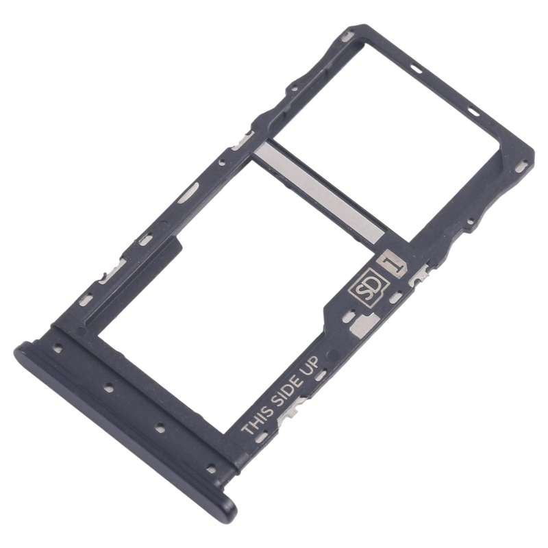 For Motorola Moto G 2022 10pcs Original SIM + Micro SD Card Tray (Black)