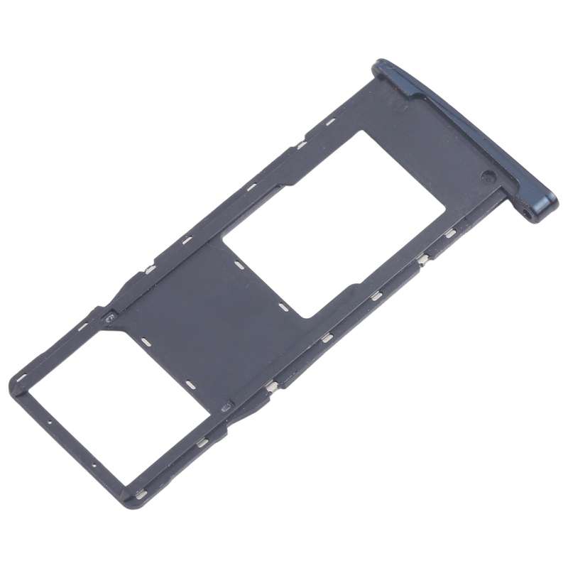 For Motorola Moto G6 Plus 10pcs Original SIM + Micro SD Card Tray (Black)