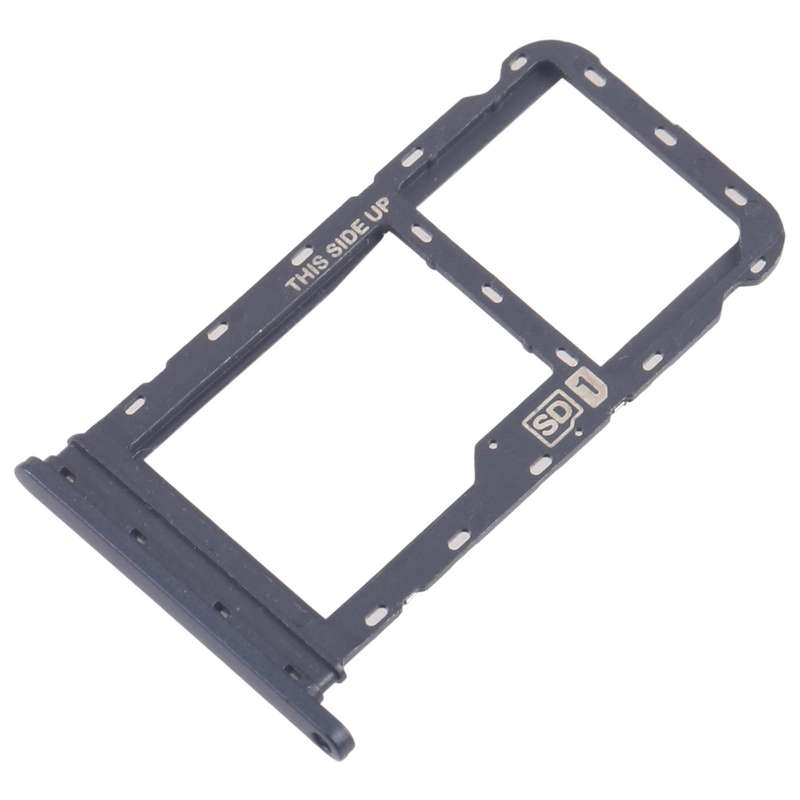 For Motorola Moto G60 10pcs Original SIM + Micro SD Card Tray (Black)