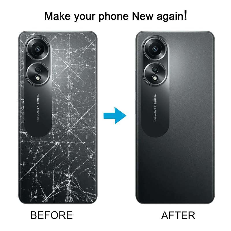 For OPPO A58 4G CPH2577 Original Back Cover with Camera Lens Cover(Green)