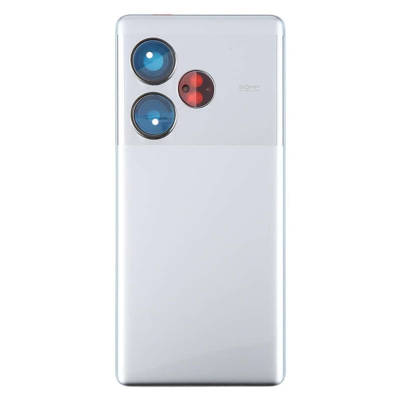 For Realme GT 6T Original Back Cover(Silver)