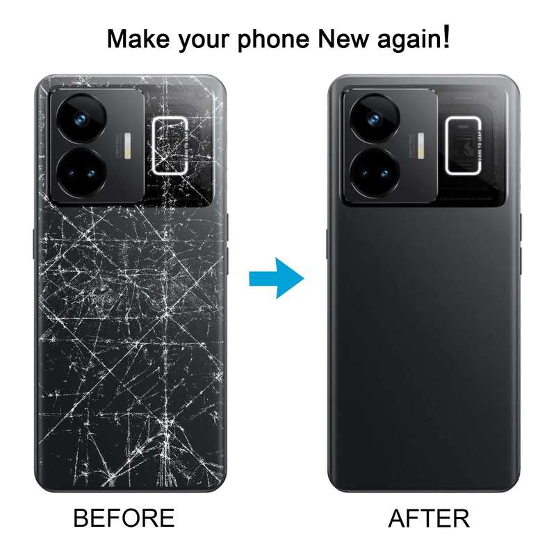 For Realme GT3 Original Back Cover with Camera Lens Cover(Purple)