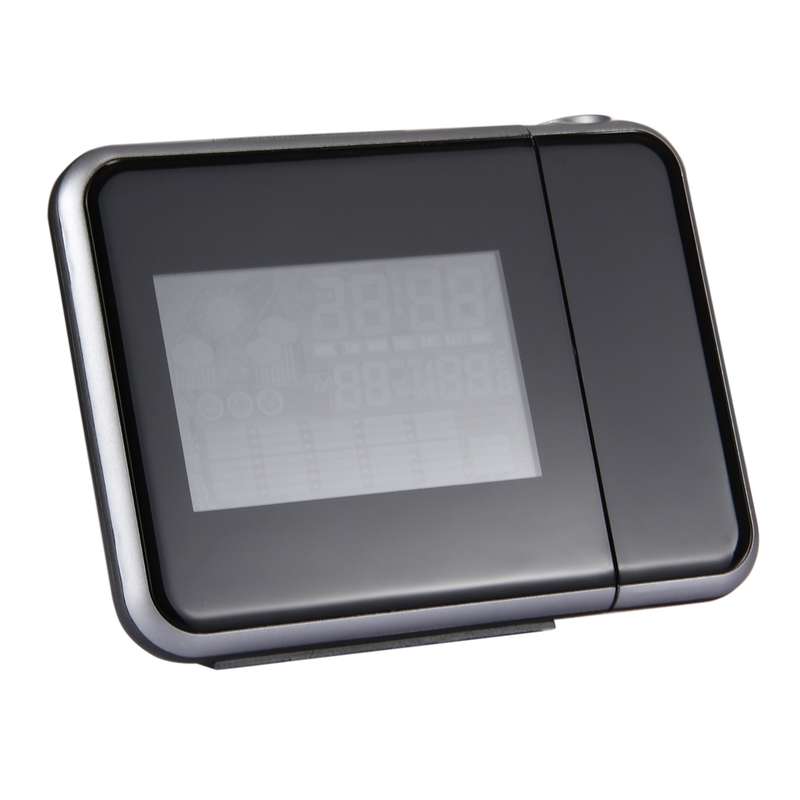 Multifunctional Digital Color LCD Display LED Projection Alarm Clock with Weather Station / Temperat