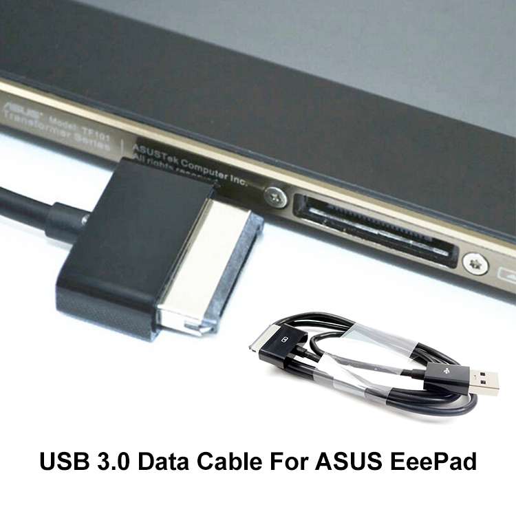 USB 3.0 Data Cable for ASUS EeePad TF101 / TF201 / TF300 / TF700 , Length: 1m(Black)