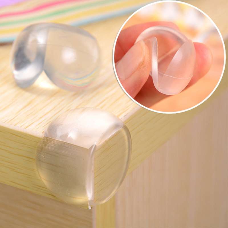 100 PCS Baby Desk Corner Safety Cover Pad Smile Pattern Children Table Anti-collision Protector Cush