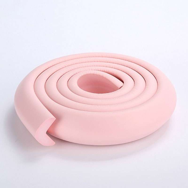 212cm Baby Edge Cushion Foam with Self-adhesive Tape(Pink)