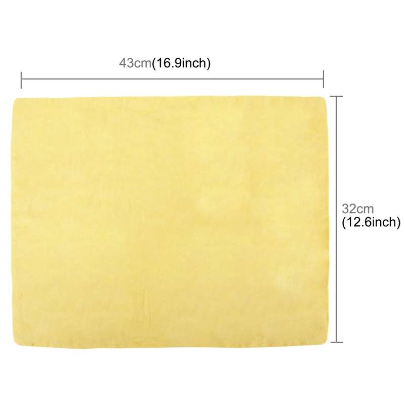 KANEED Synthetic Chamois Drying Towel Super Absorbent PVA Shammy Cloth for Fast Drying of Car, Size: