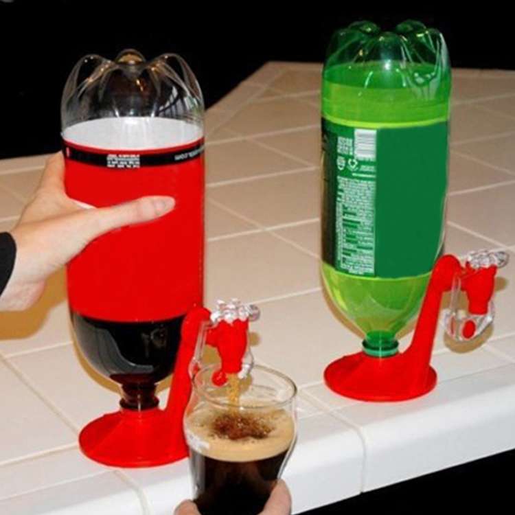 Refrigerator Fizz Saver Dispenser(Red)