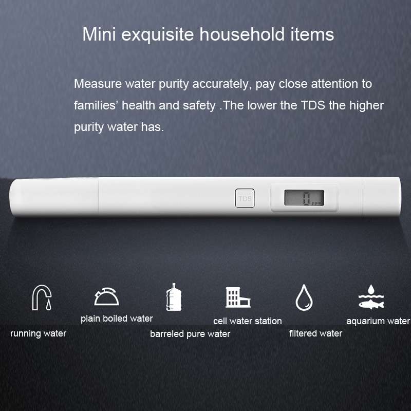 Original Xiaomi Superb Accurate Mini Exquisite Easy-to-use Water Purity Tester Water Quality TDS Tes