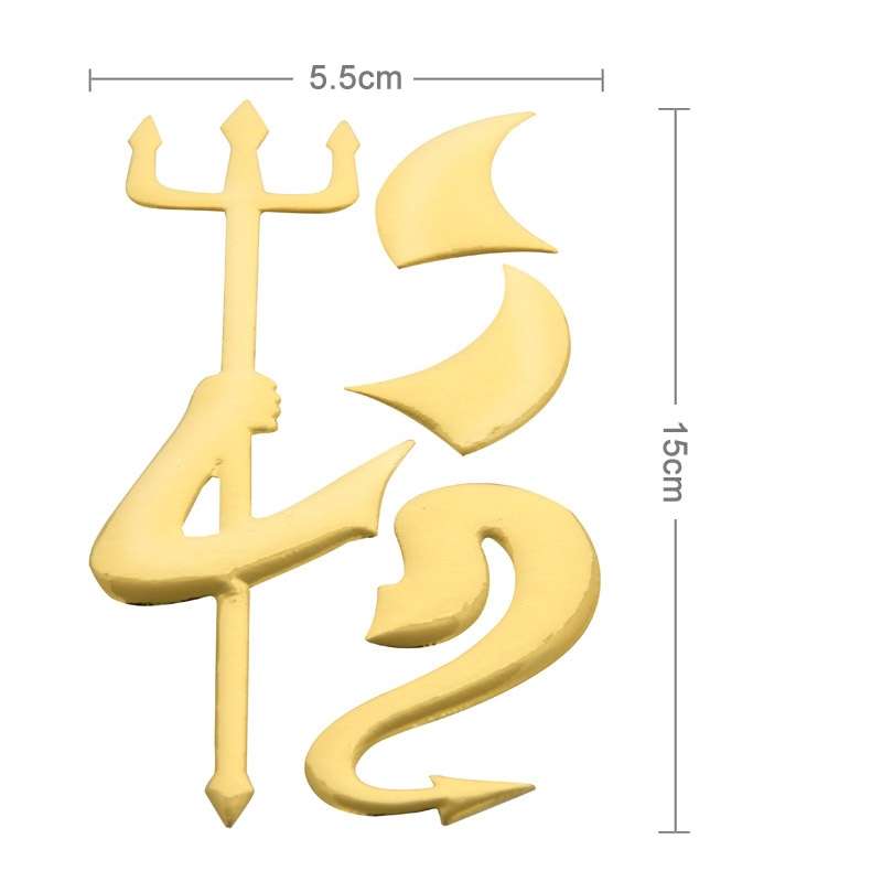3D Rose Pattern Car Sticker, Size: 10.5cm x 8cm (approx.)(Silver)