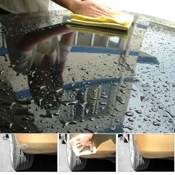 KANEED Super Absorption Clean Cham PVA Synthetic Chamois Car Wash Towel, Size: 66cm x 43cm x 0.2cm (