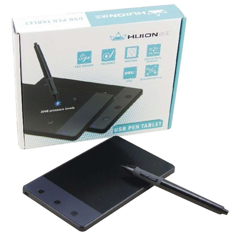 HUION H420 Computer input Device 4.17 x 2.34 inch 4000LPI Drawing Tablet Drawing Board with Pen