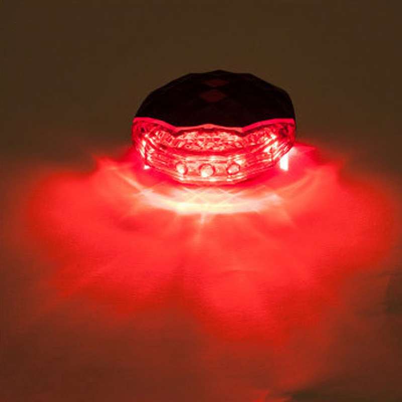 Bicycle LED Light Laser Night Mountain Bike Tail Light Taillight MTB Safety Warning Bicycle Rear Lig