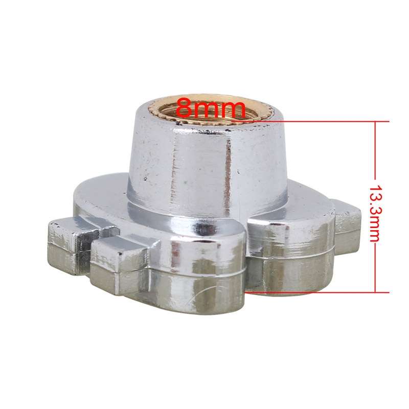 Universal 8mm Dollar Style Plastic Car Tire Valve Caps, Pack of 4(Gold)