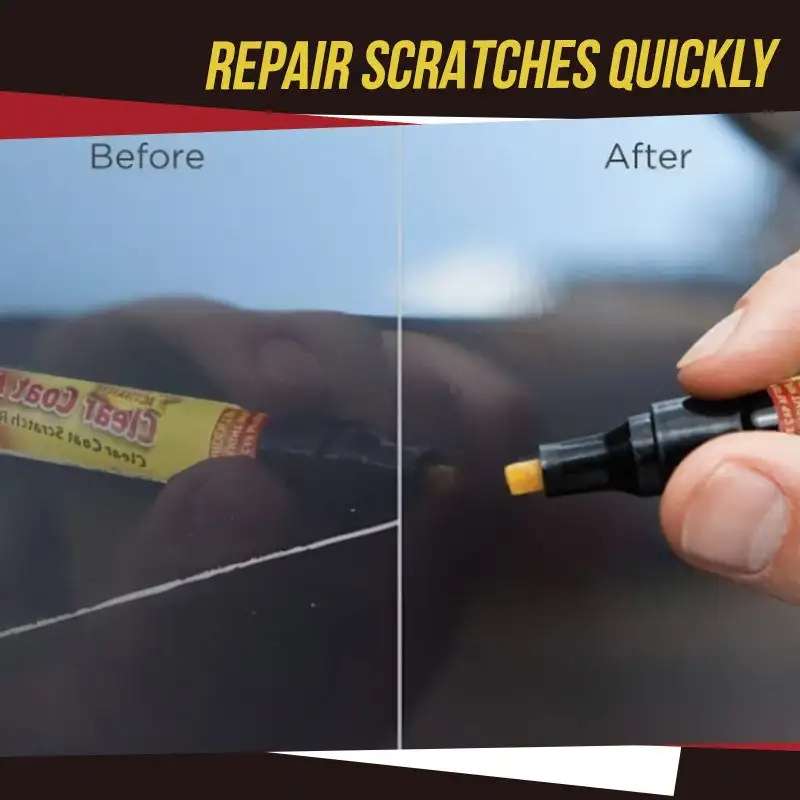 Pro Car Clear Coat Scratch Repair Filler & Sealer, Work on All Colors